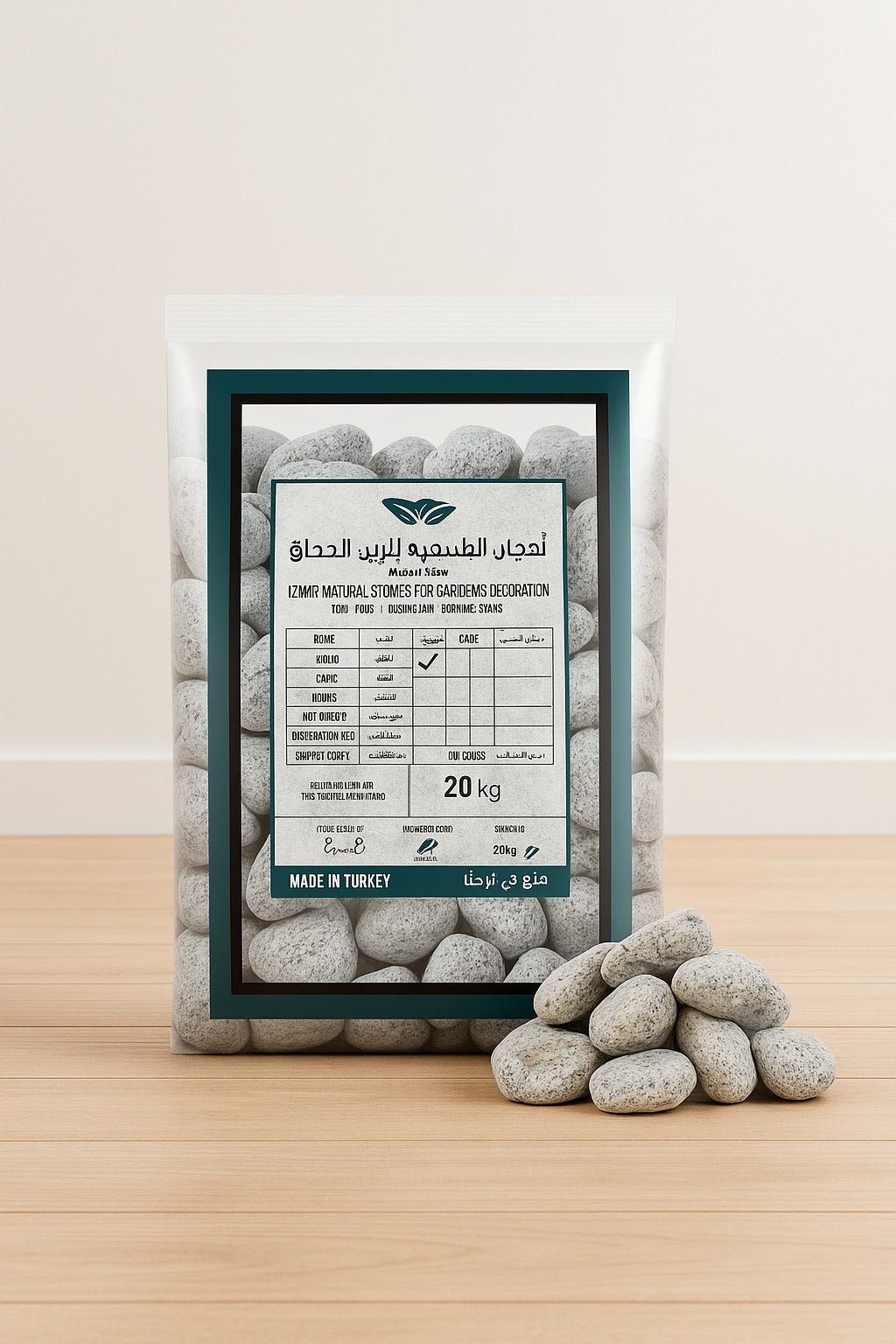 احجار أزمير الطبيعية جرانيت مقاس 4-6